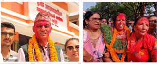 एमालेको किल्ला भत्काउँदै बुटवलमा खेलराजले फहराए कांग्रेसको झण्डा