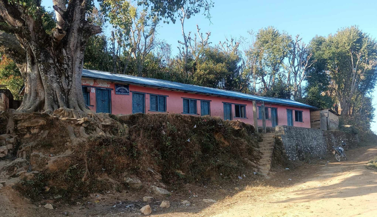 रोल्पाको एक बिद्यालयमा अक्षयकोष स्थापना