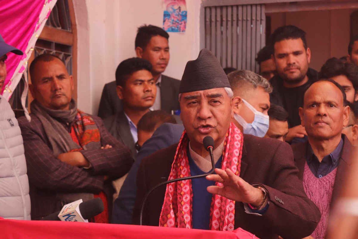 एकतावद्ध भएर लागेमा काँग्रेसलाई जित्न कसैले सक्दैन–देउवा