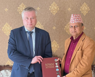 एमाले महासचिव र रुसी कुटनैतिक अधिकारीबीच  भेटवार्ता
