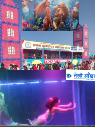 तुलसीपुर महोत्सव: दर्शकको प्रमुख रोजाइमा 'जलपरी र लण्डन ब्रिज'