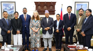 परराष्ट्रमन्त्री खनालसँग राष्ट्रसंघीय आवासीय संयोजकको शिष्टाचार भेटवार्ता